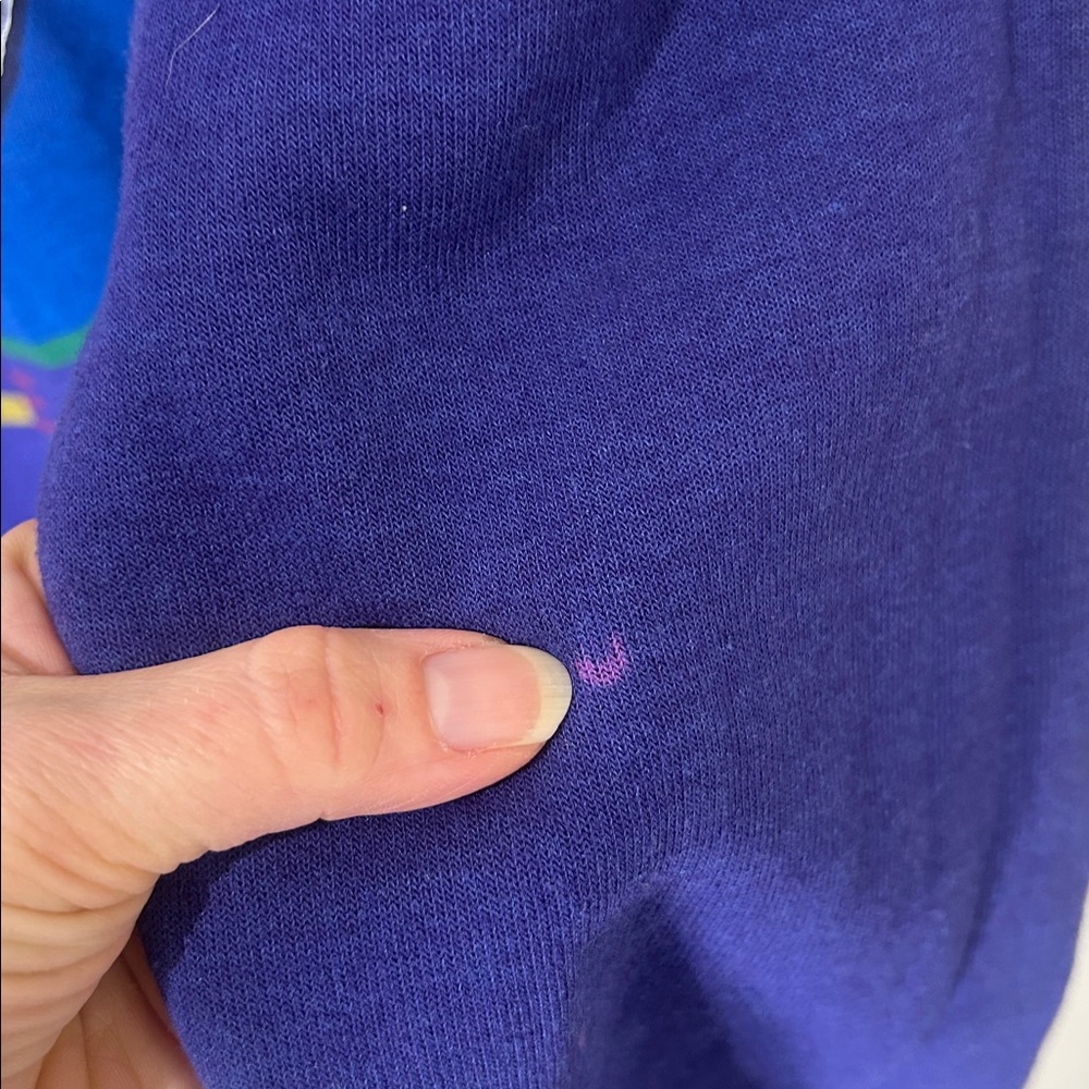 AVIATOR NATION Signature Logo Crew Neck Sweatshirt Purple Venice, CA Size Large - Picture 15 of 16